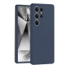Newface Samsung Galaxy S25 Ultra Kılıf Nano içi Kadife Silikon - Lacivert