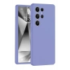 Newface Samsung Galaxy S25 Ultra Kılıf Nano içi Kadife Silikon - Lila