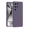 Newface Samsung Galaxy S25 Ultra Kılıf Nano içi Kadife Silikon - Mor