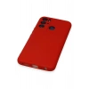 Newface Tecno Pova Neo Kılıf Nano içi Kadife Silikon - Kırmızı