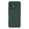 Newface Vivo V23 5G Kılıf Nano içi Kadife Silikon - Koyu Yeşil