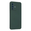 Newface Vivo V23 5G Kılıf Nano içi Kadife Silikon - Koyu Yeşil
