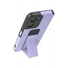 Newface Vivo Y16 Kılıf Mega Standlı Silikon - Lila