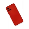 Newface Vivo Y21S Kılıf Nano içi Kadife Silikon - Kırmızı