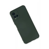 Newface Vivo Y21S Kılıf Nano içi Kadife Silikon - Koyu Yeşil