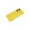 Newface Vivo Y27 Kılıf Nano içi Kadife Silikon - Sarı
