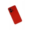 Newface Vivo Y35 Kılıf Nano içi Kadife Silikon - Kırmızı