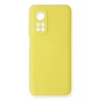 Newface Xiaomi Mi 10T Kılıf Nano içi Kadife Silikon - Sarı
