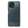 Newface Xiaomi Mİ 11 Lite Kılıf Miami Şeffaf Silikon - Koyu Yeşil
