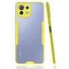 Newface Xiaomi Mİ 11 Lite Kılıf Platin Silikon - Sarı