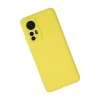 Newface Xiaomi Mi 12 Kılıf Nano içi Kadife Silikon - Sarı