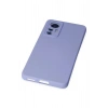 Newface Xiaomi Mi 12 Lite Kılıf Nano içi Kadife Silikon - Lila