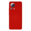 Newface Xiaomi Mi 13 Lite Kılıf Nano içi Kadife Silikon - Kırmızı