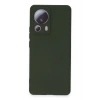 Newface Xiaomi Mi 13 Lite Kılıf Nano içi Kadife Silikon - Koyu Yeşil