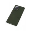 Newface Xiaomi Mi 13 Lite Kılıf Nano içi Kadife Silikon - Koyu Yeşil