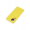 Newface Xiaomi Mi 13 Lite Kılıf Nano içi Kadife Silikon - Sarı