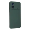 Newface Xiaomi Poco X4 Pro 5G Kılıf Nano içi Kadife Silikon - Koyu Yeşil