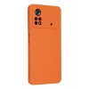 Newface Xiaomi Poco X4 Pro 5G Kılıf Nano içi Kadife Silikon - Turuncu
