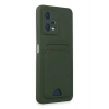 Newface Xiaomi Poco X5 5G Kılıf Kelvin Kartvizitli Silikon - Koyu Yeşil