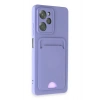 Newface Xiaomi Poco X5 Pro 5G Kılıf Kelvin Kartvizitli Silikon - Lila