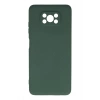 Newface Xiaomi Pocophone X3 Kılıf Nano içi Kadife Silikon - Koyu Yeşil