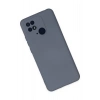 Newface Xiaomi Redmi 10C Kılıf Nano içi Kadife Silikon - Gri