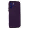 Newface Xiaomi Redmi 12 Kılıf Nano içi Kadife Silikon - Mor