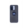 Newface Xiaomi Redmi 12C Kılıf Montreal Yüzüklü Silikon Kapak - Lacivert