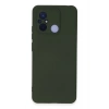 Newface Xiaomi Redmi 12C Kılıf Nano içi Kadife Silikon - Koyu Yeşil