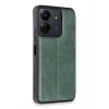 Newface Xiaomi Redmi 13C Kılıf Flip Cover - Koyu Yeşil