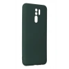 Newface Xiaomi Redmi 9 Kılıf Nano içi Kadife Silikon - Koyu Yeşil
