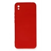 Newface Xiaomi Redmi 9A Kılıf Nano içi Kadife Silikon - Kırmızı