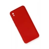 Newface Xiaomi Redmi 9A Kılıf Nano içi Kadife Silikon - Kırmızı