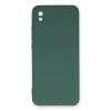 Newface Xiaomi Redmi 9A Kılıf Nano içi Kadife Silikon - Koyu Yeşil