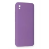 Newface Xiaomi Redmi 9A Kılıf Nano içi Kadife Silikon - Mor