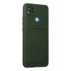 Newface Xiaomi Redmi 9C Kılıf Kelvin Kartvizitli Silikon - Koyu Yeşil