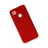 Newface Xiaomi Redmi 9C Kılıf Nano içi Kadife Silikon - Kırmızı