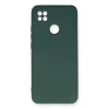 Newface Xiaomi Redmi 9C Kılıf Nano içi Kadife Silikon - Koyu Yeşil