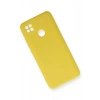 Newface Xiaomi Redmi 9C Kılıf Nano içi Kadife Silikon - Sarı