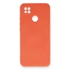Newface Xiaomi Redmi 9C Kılıf Nano içi Kadife Silikon - Turuncu