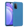 Newface Xiaomi Redmi 9T Kılıf Nano içi Kadife Silikon - Mavi