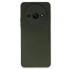 Newface Xiaomi Redmi A3 4G Kılıf Nano içi Kadife Silikon - Koyu Yeşil