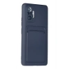 Newface Xiaomi Redmi Note 10 Pro Kılıf Kelvin Kartvizitli Silikon - Lacivert