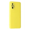 Newface Xiaomi Redmi Note 10 Pro Kılıf Nano içi Kadife Silikon - Sarı