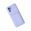 Newface Xiaomi Redmi Note 10S Kılıf Kelvin Kartvizitli Silikon - Lila