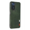 Newface Xiaomi Redmi Note 11 Kılıf Loop Deri Silikon - Yeşil