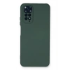Newface Xiaomi Redmi Note 11 Kılıf Nano içi Kadife Silikon - Koyu Yeşil