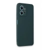 Newface Xiaomi Redmi Note 12 4G Kılıf First Silikon - Koyu Yeşil