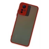 Newface Xiaomi Redmi Note 12S Kılıf Montreal Silikon Kapak - Kırmızı