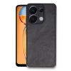 Newface Xiaomi Redmi Note 13 4G Kılıf Aras Deri Kapak - Siyah